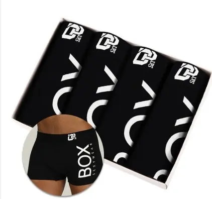 4Pc Homem Cueca Calcinha Cueca Boxer para Homens Boxer Curto Conceitastral