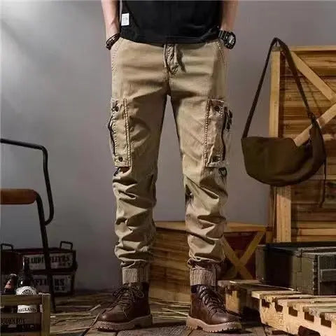 American Workwear Pants Men's Straight Functional Outdoor Tactics Casual Pants Oásis Mercado