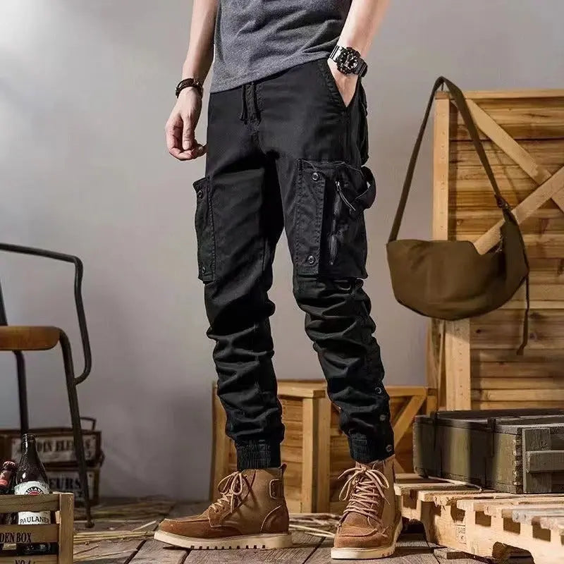 American Workwear Pants Men's Straight Functional Outdoor Tactics Casual Pants Oásis Mercado