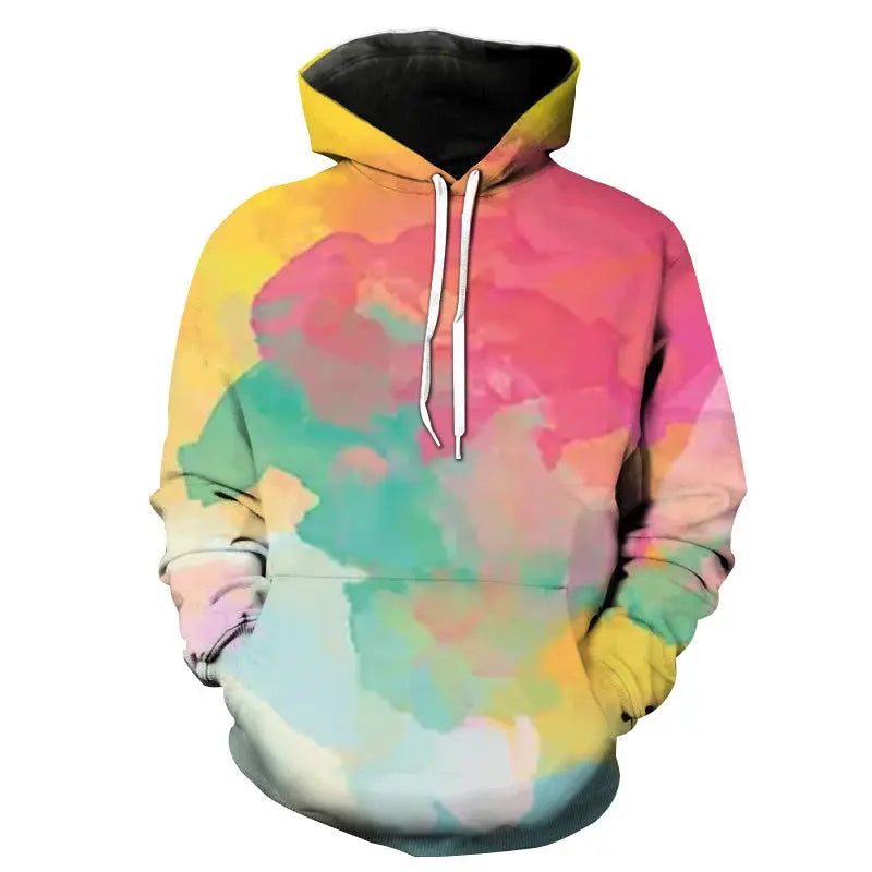 Autumn And Winter Art Graffiti 3D Digital Printing Sweater Conceitastral