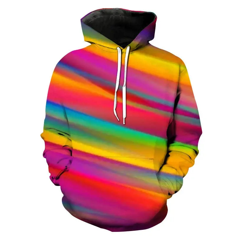 Autumn And Winter Art Graffiti 3D Digital Printing Sweater Conceitastral
