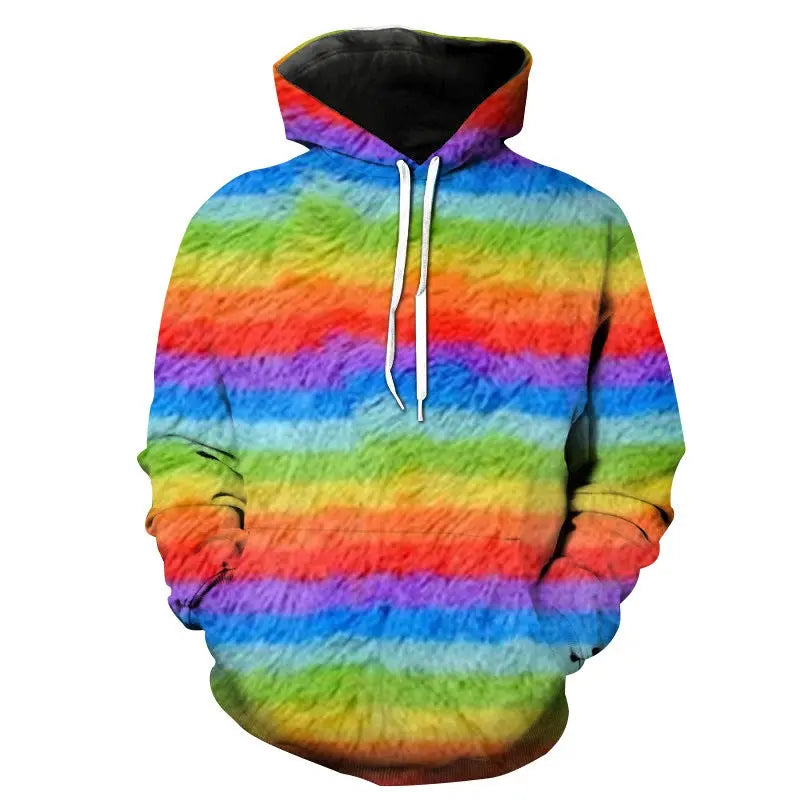 Autumn And Winter Art Graffiti 3D Digital Printing Sweater Conceitastral