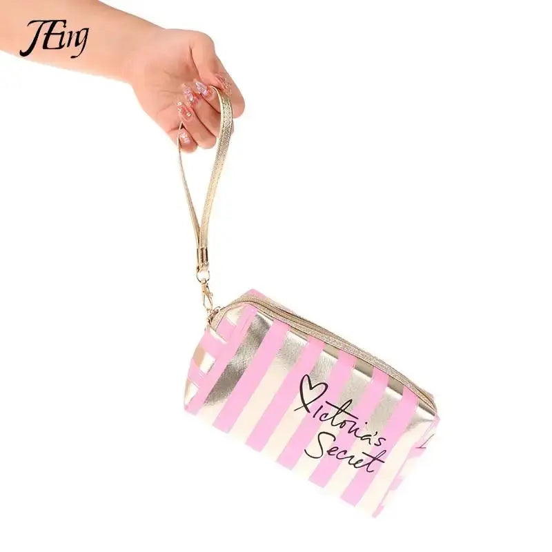 Bolsa Organizadora de Cosméticos Impermeável em PVC Laser – Neceser Feminino Conceitastral