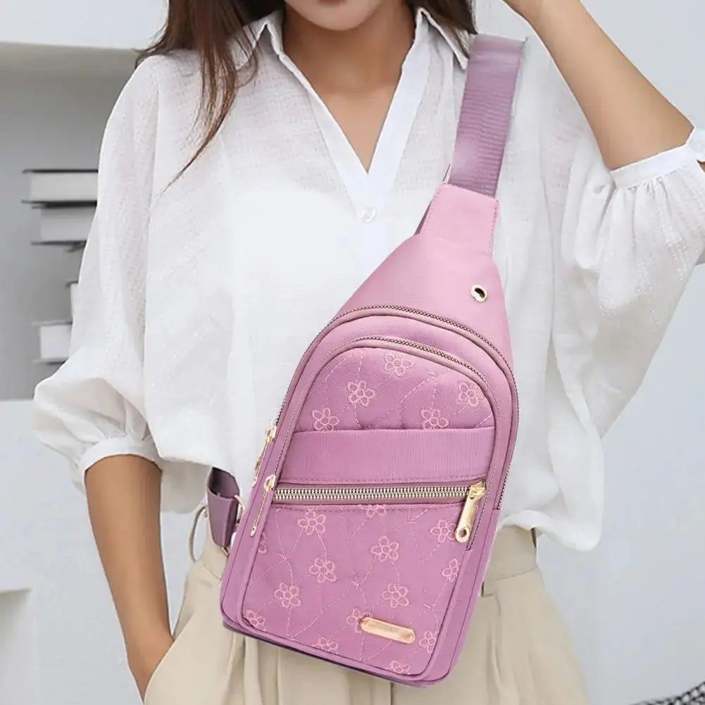 Bolsa de Ombro com Furo para Auriculares – Estilo Casual e à Prova de Água Conceitastral