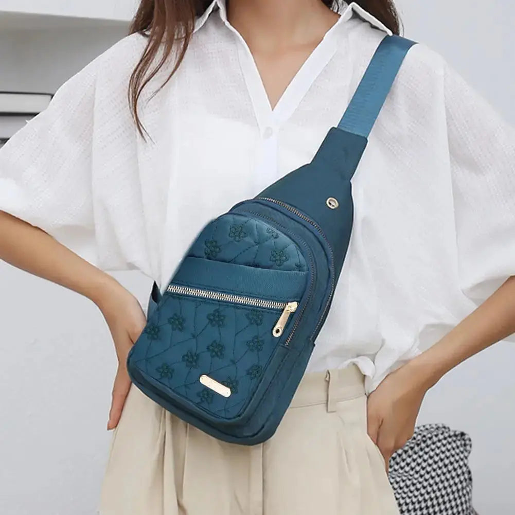 Bolsa de Ombro com Furo para Auriculares – Estilo Casual e à Prova de Água Conceitastral