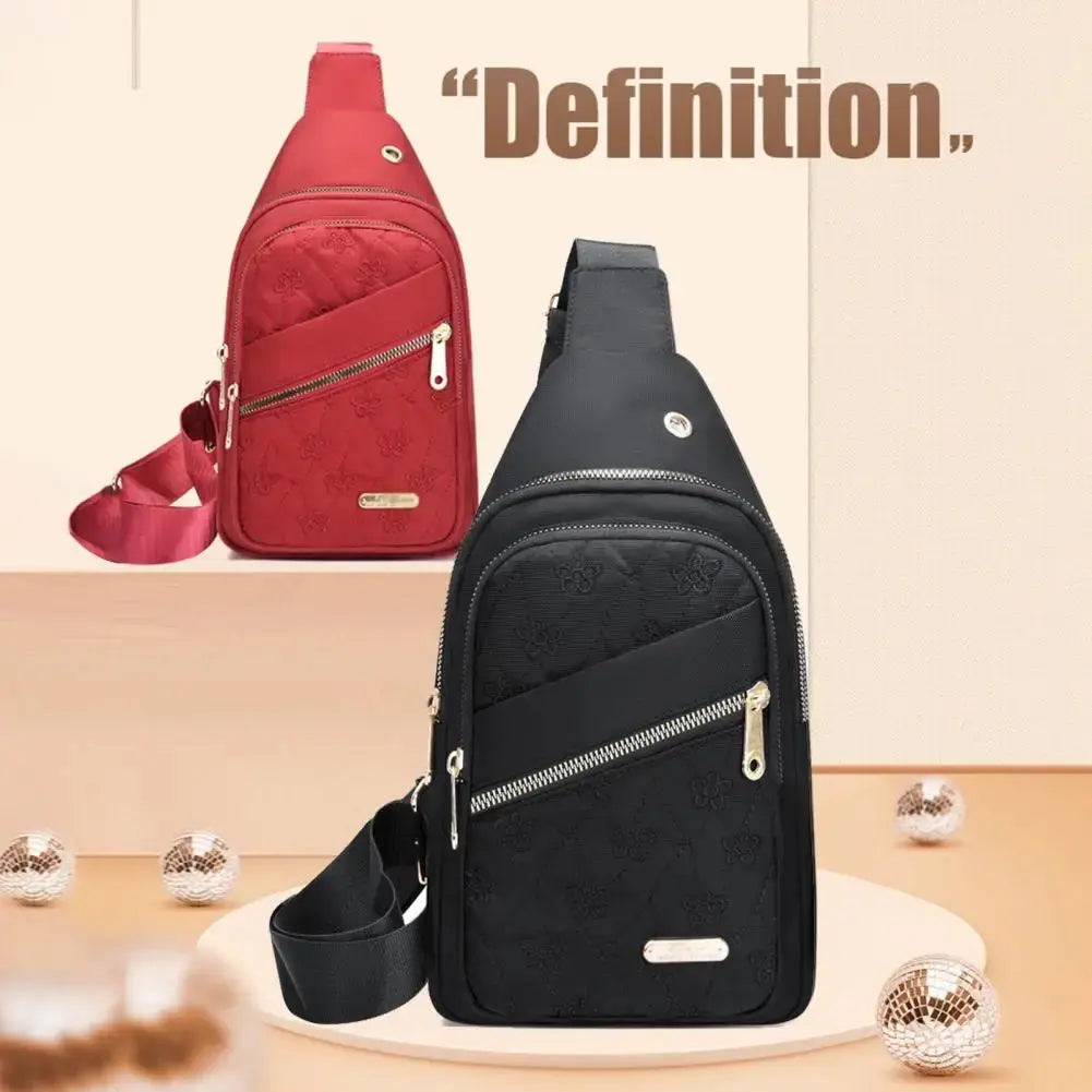 Bolsa de Ombro com Furo para Auriculares – Estilo Casual e à Prova de Água Conceitastral