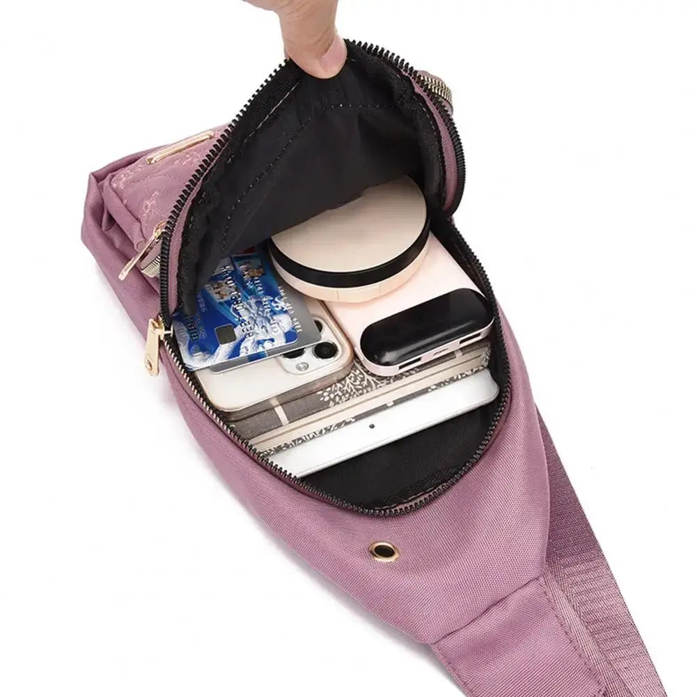 Bolsa de Ombro com Furo para Auriculares – Estilo Casual e à Prova de Água Conceitastral