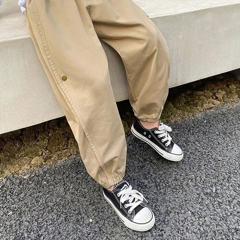 Boys Overalls Korean Style Children's Casual Loose Conceitastral