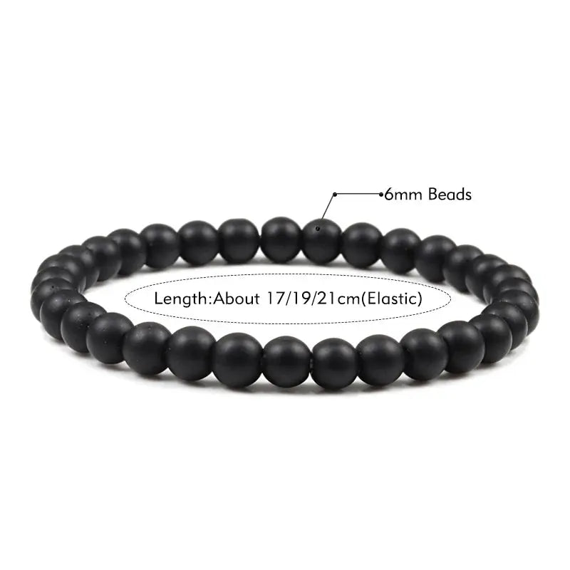 Bracelete de Pedra Natural Elástico - Equilíbrio e Bem-Estar Conceitastral