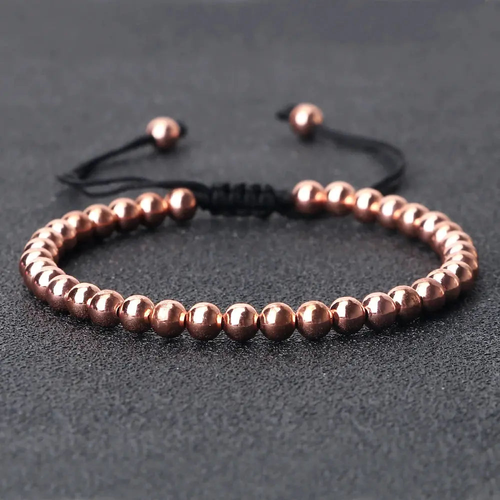 Bracelete de Pérolas de Cobre - A Elegância do Estilo Boho Chic Conceitastral