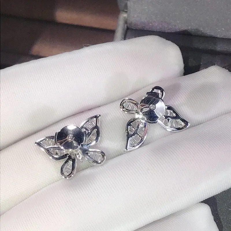 Butterfly earrings diamond earrings women Conceitastral