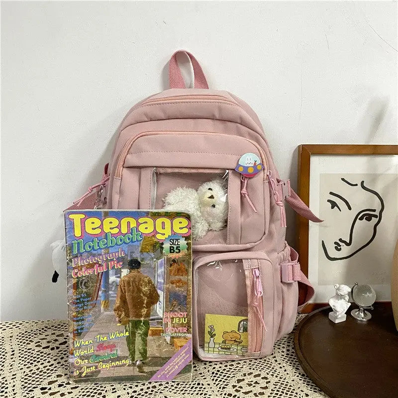 Casual Large-capacity School Bag Harajuku Style Backpack for Middle and High School Students Conceitastral