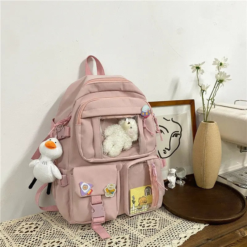 Casual Large-capacity School Bag Harajuku Style Backpack for Middle and High School Students Conceitastral