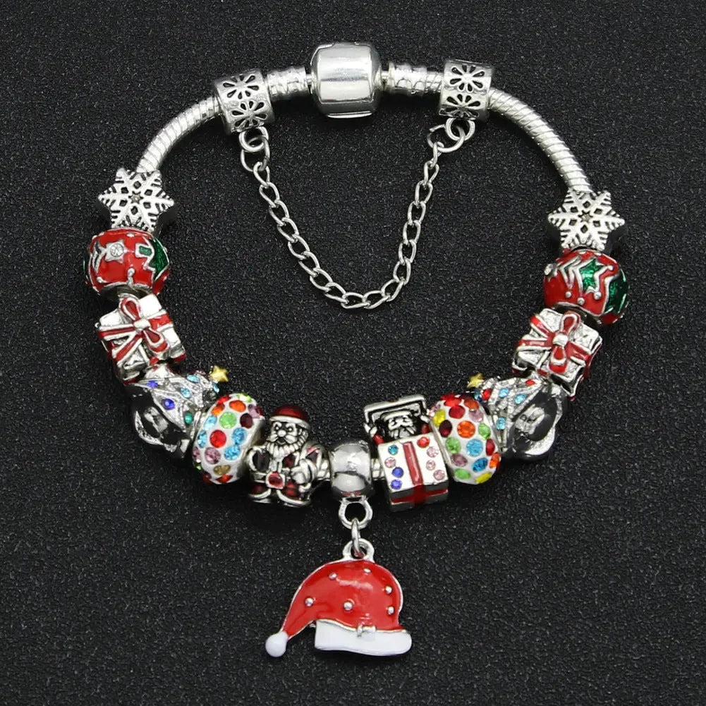Christmas DIY Beaded Bracelet For Women Conceitastral