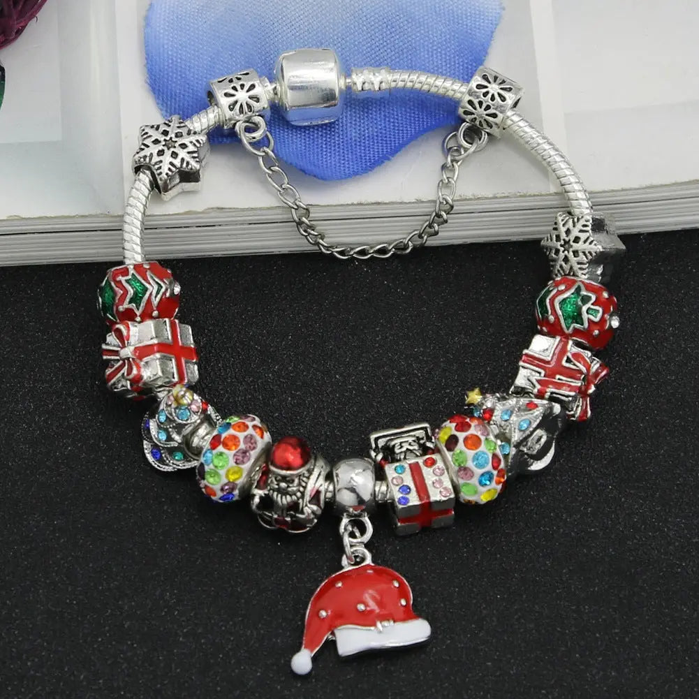 Christmas DIY Beaded Bracelet For Women Conceitastral
