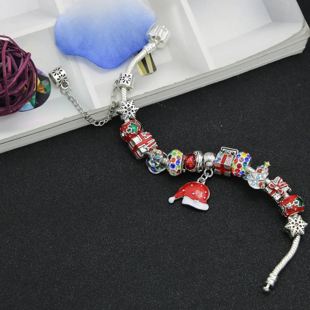 Christmas DIY Beaded Bracelet For Women Conceitastral