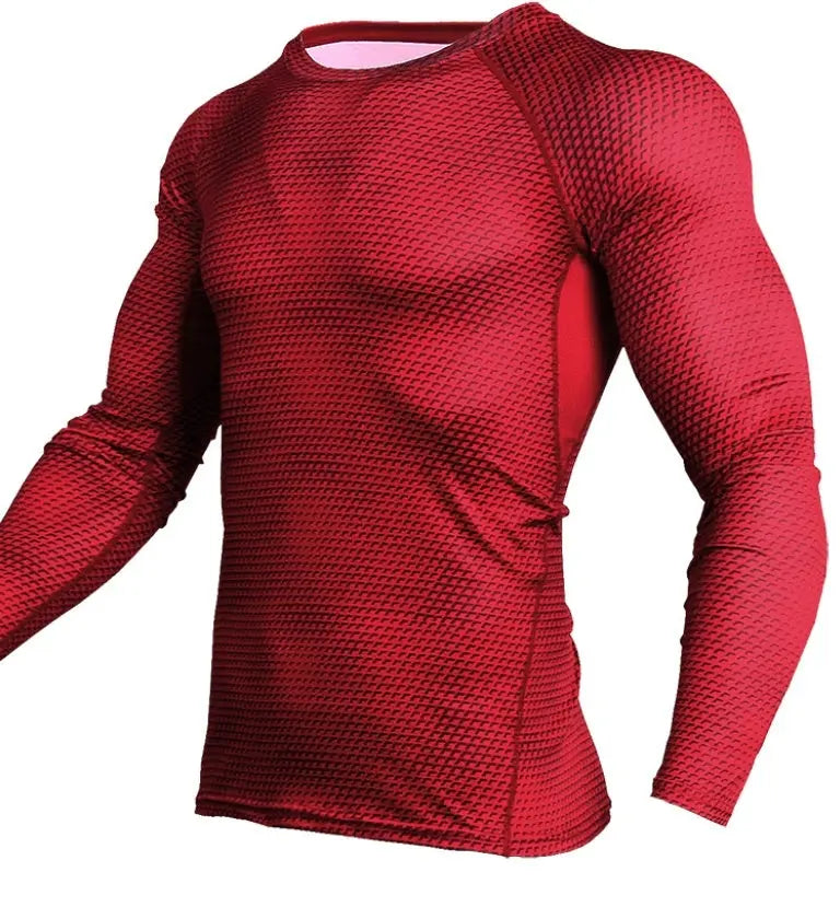 Compression Shirt Men Gym Running Shirt Quick Dry Breathable Fitness Sport Shirt Sportswear Training Sport Tight Rashguard Male Conceitastral