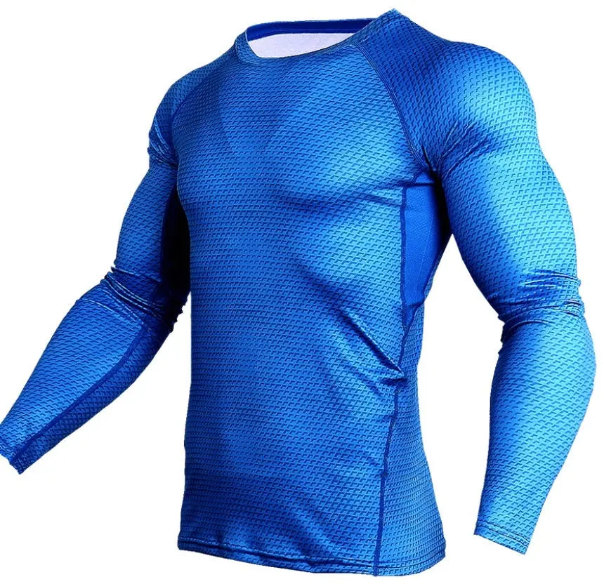 Compression Shirt Men Gym Running Shirt Quick Dry Breathable Fitness Sport Shirt Sportswear Training Sport Tight Rashguard Male Conceitastral