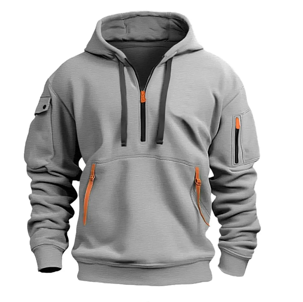 Cotton Dropped Shoulder Hooded Sweatshirt Men's Women's Plus Size Loose Pullover Fashion Sweatshirt Conceitastral