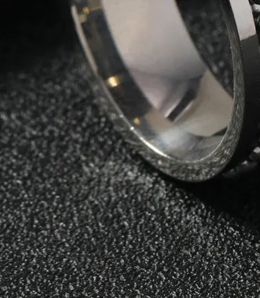 Couple Ring Men And Women Can Rotate Single And Double Row Conceitastral