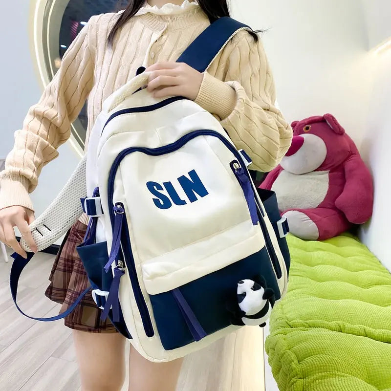 Dirt-resistant Large Capacity Schoolbag Travel Backpack Conceitastral