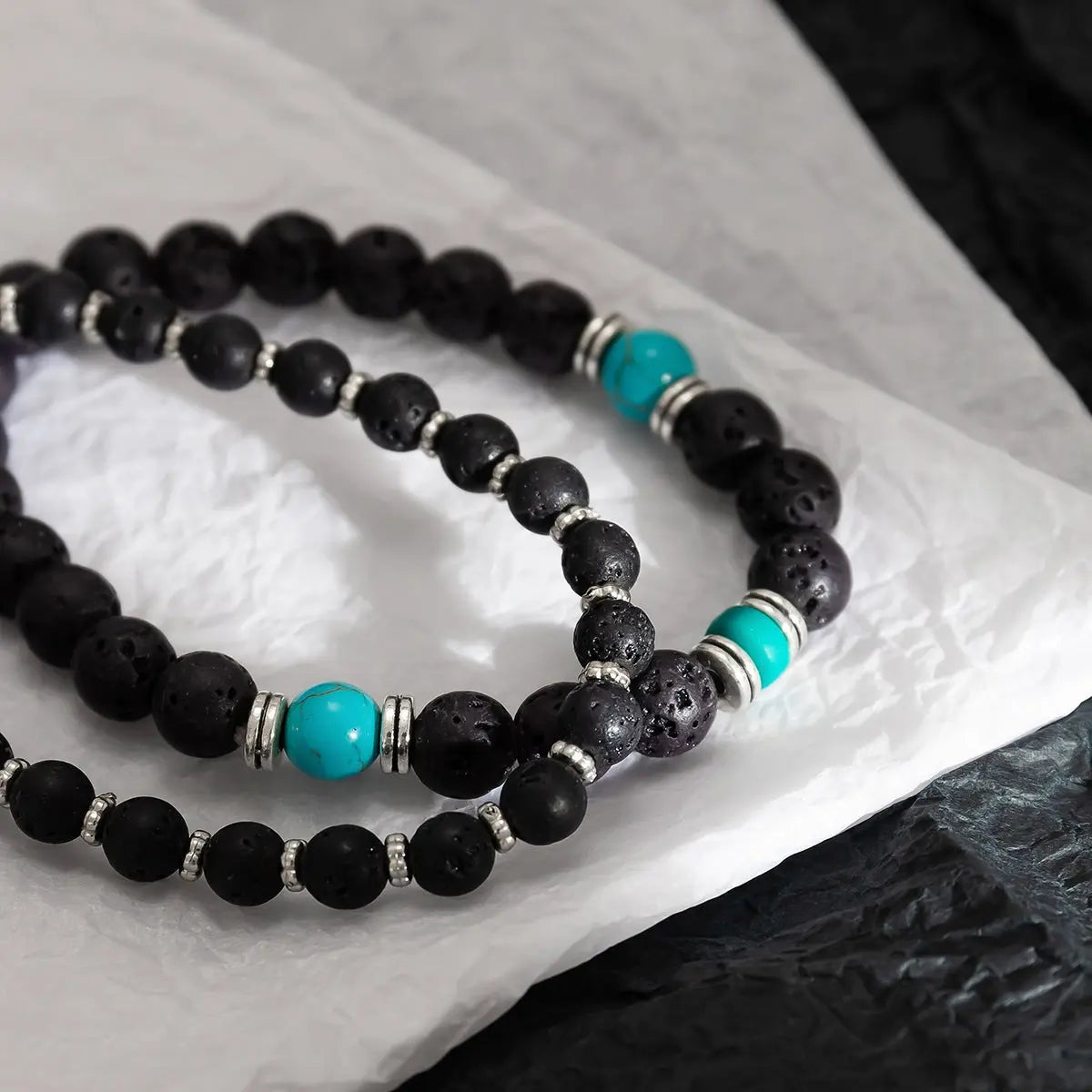 Fashion Frosted Bead Bracelet For Men Conceitastral