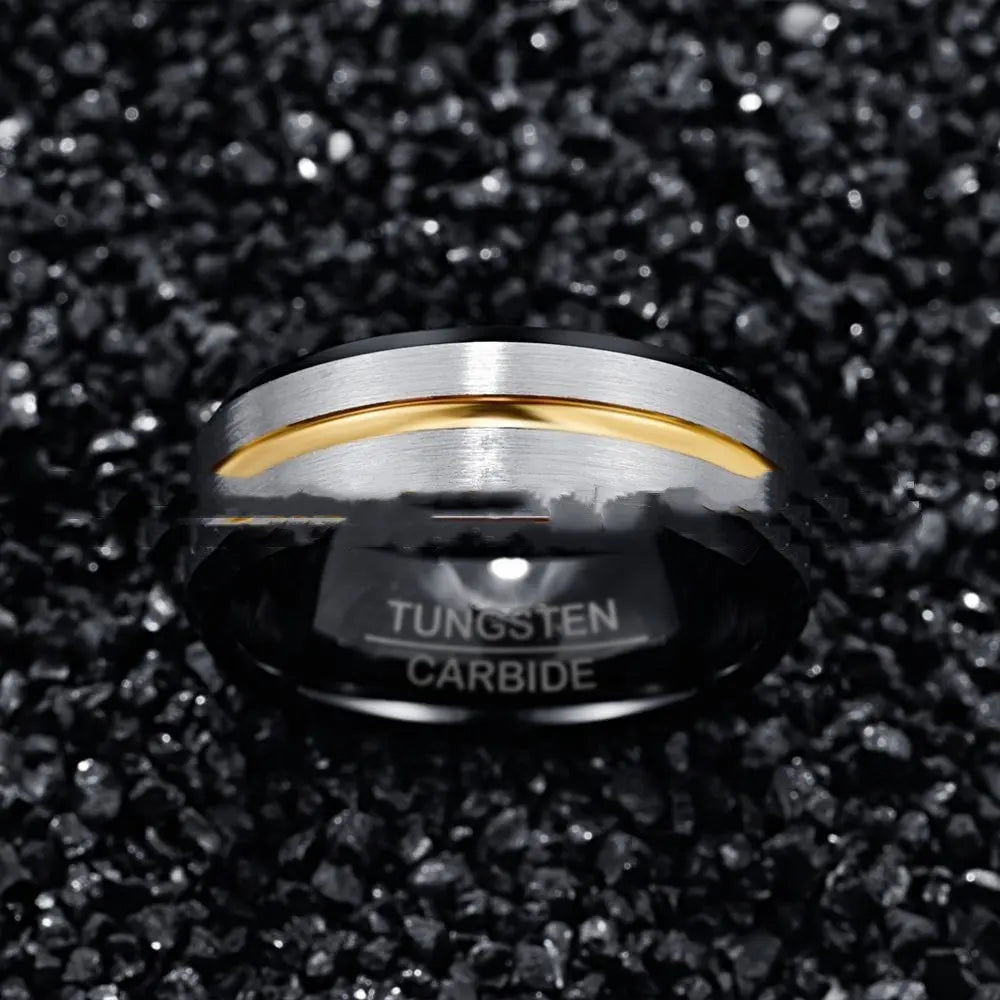 Frosted Surface Tungsten Ring Men Conceitastral