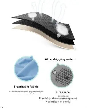 Graphene Underwear Men's Ice Silk Or Breathable Flat Boxer Shorts Head Trendy Conceitastral