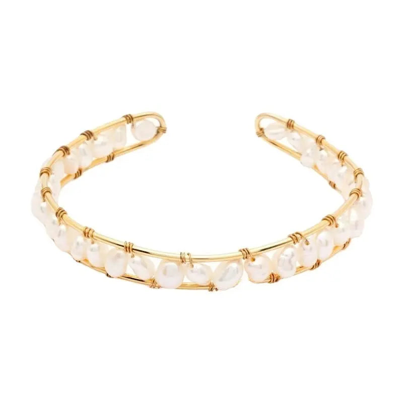 Handmade Pérola All-jogo Pulseira Pulseira Ajustável Mulheres Conceitastral