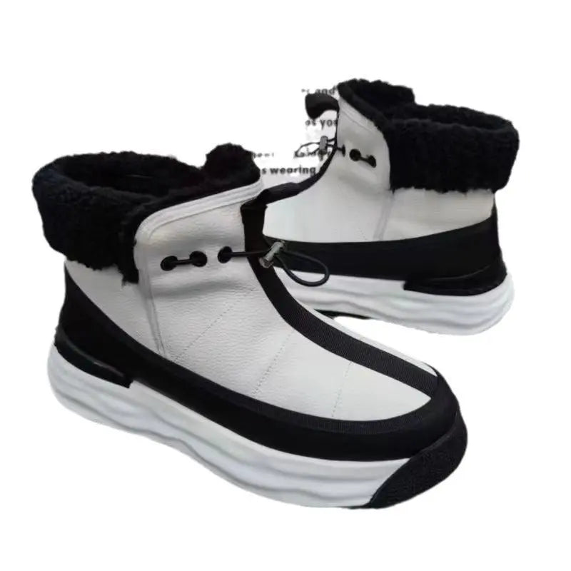 High-top Platform Men's Shoes Genuine Leather Conceitastral