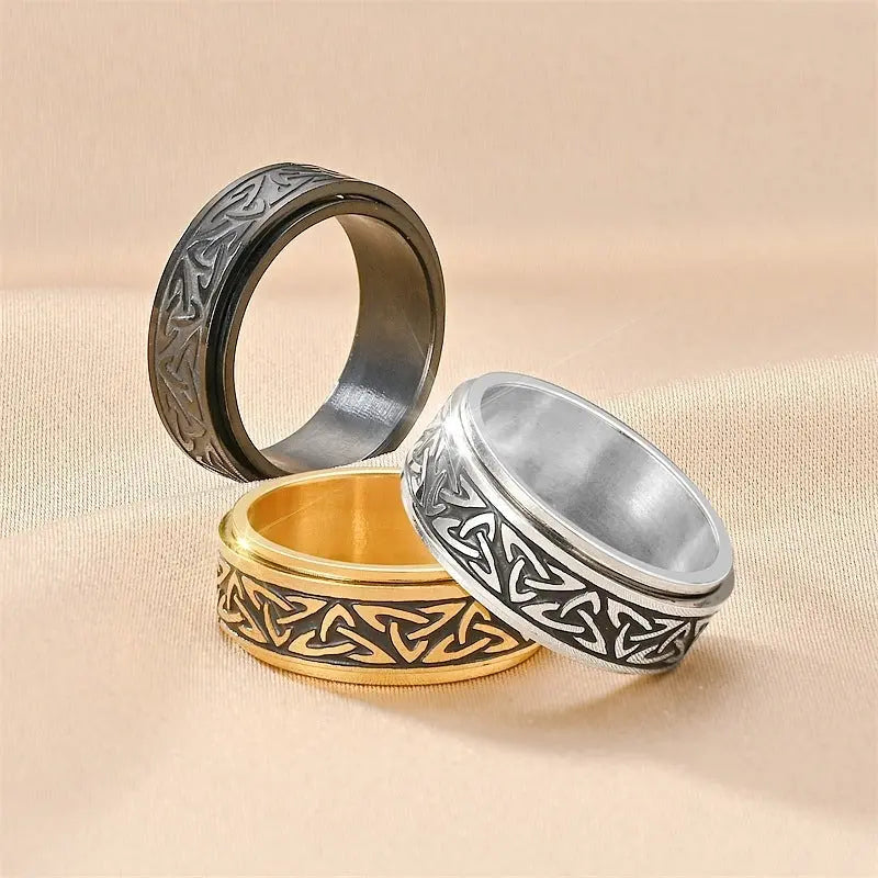 Hot Titanium Steel Ring For Men Conceitastral