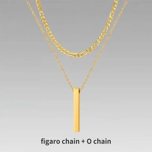 Jewelry Men Boy Gift Chain Crystal Necklace Conceitastral