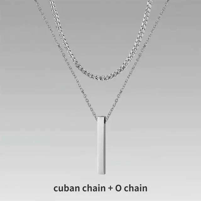 Jewelry Men Boy Gift Chain Crystal Necklace Conceitastral