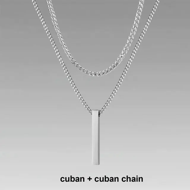 Jewelry Men Boy Gift Chain Crystal Necklace Conceitastral