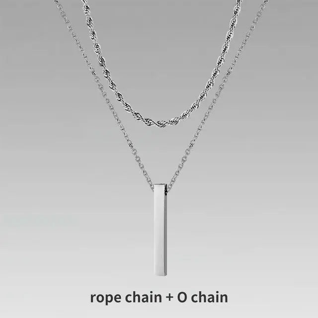 Jewelry Men Boy Gift Chain Crystal Necklace Conceitastral