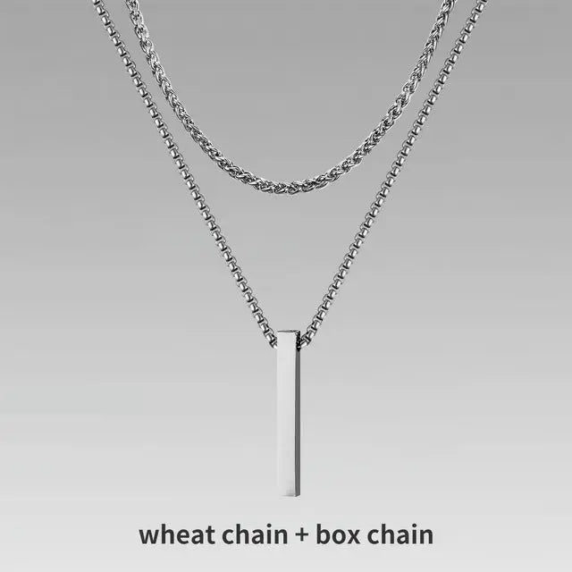 Jewelry Men Boy Gift Chain Crystal Necklace Conceitastral