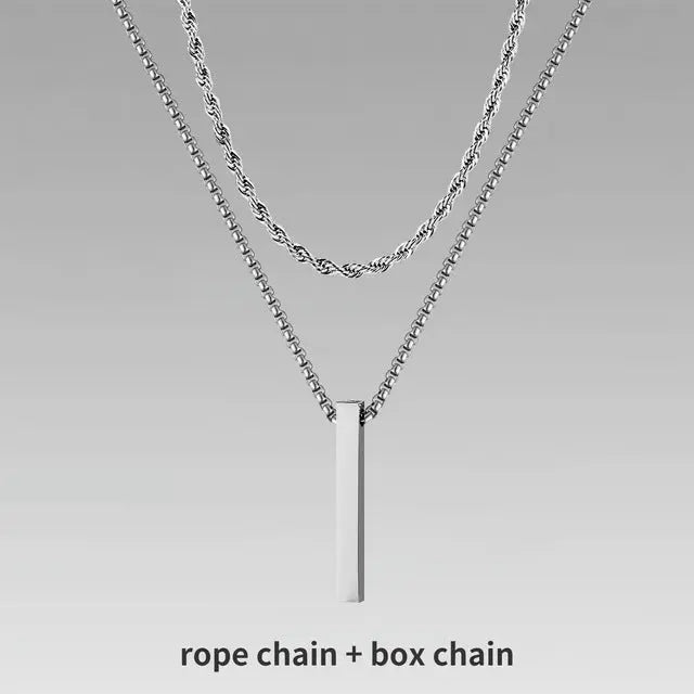 Jewelry Men Boy Gift Chain Crystal Necklace Conceitastral