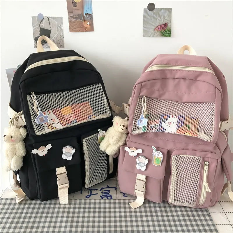 Large-Capacity Junior High School Students Take The Harajuku Backpack Trend Conceitastral
