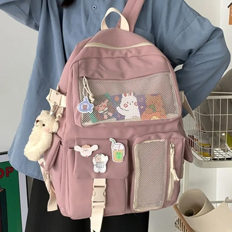 Large-Capacity Junior High School Students Take The Harajuku Backpack Trend Conceitastral