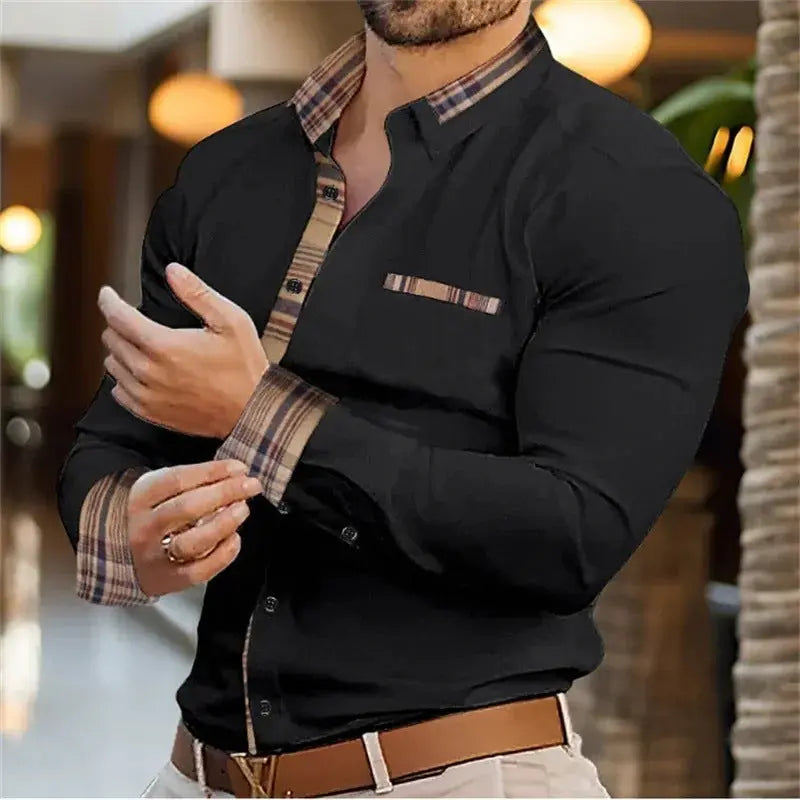 Loose Casual New Long Sleeve Shirt Coat For Men Conceitastral
