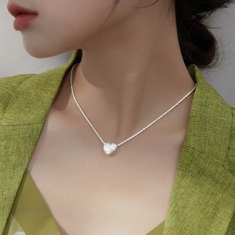 Love Sparkling Necklace Simple Women Conceitastral