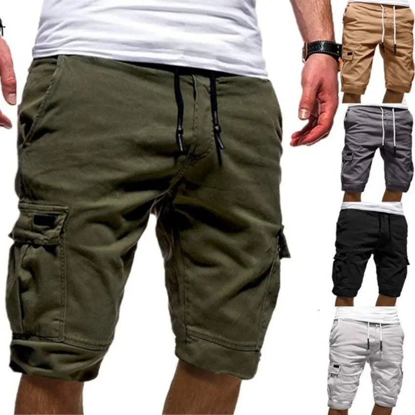 Men Casual Jogger Sports Cargo Shorts Military Combat Workout Gym Trousers Summer Mens Clothing Conceitastral