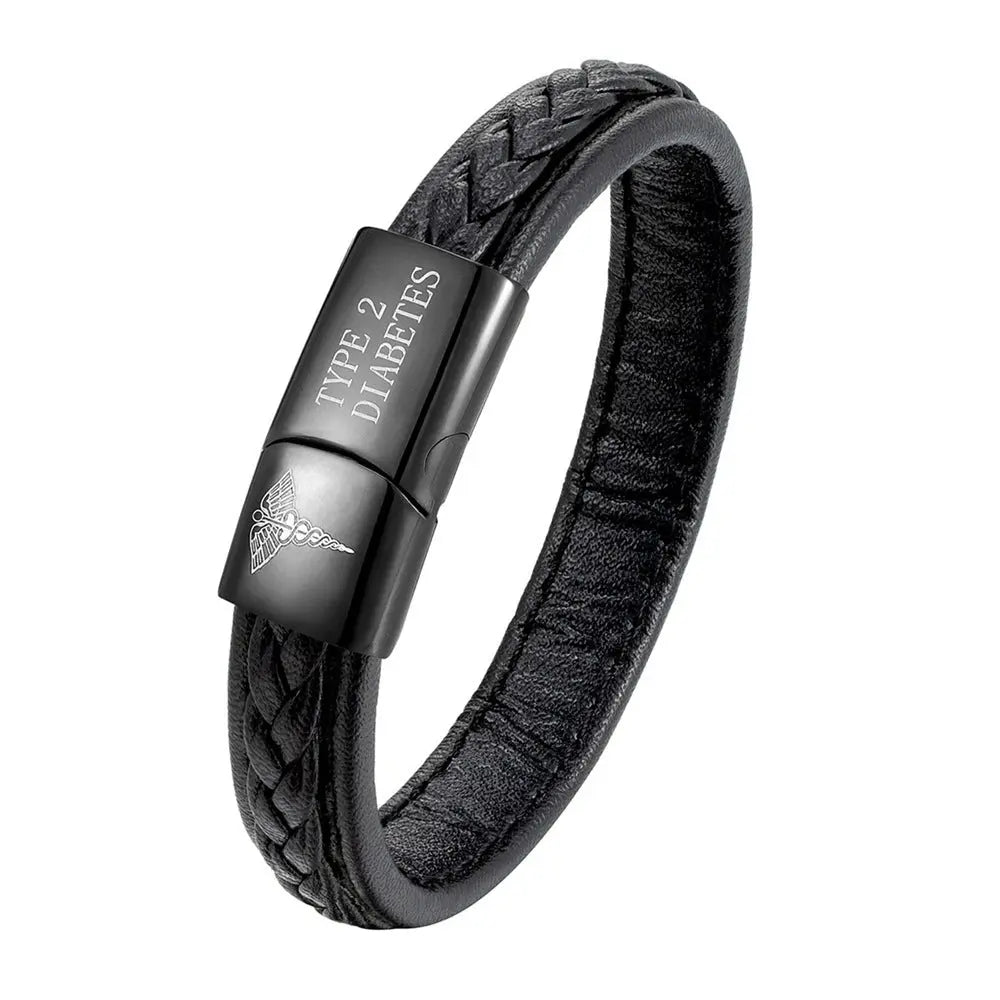 Men Women Emergency Reminder Multicolor Stainless Steel Bracelet Conceitastral