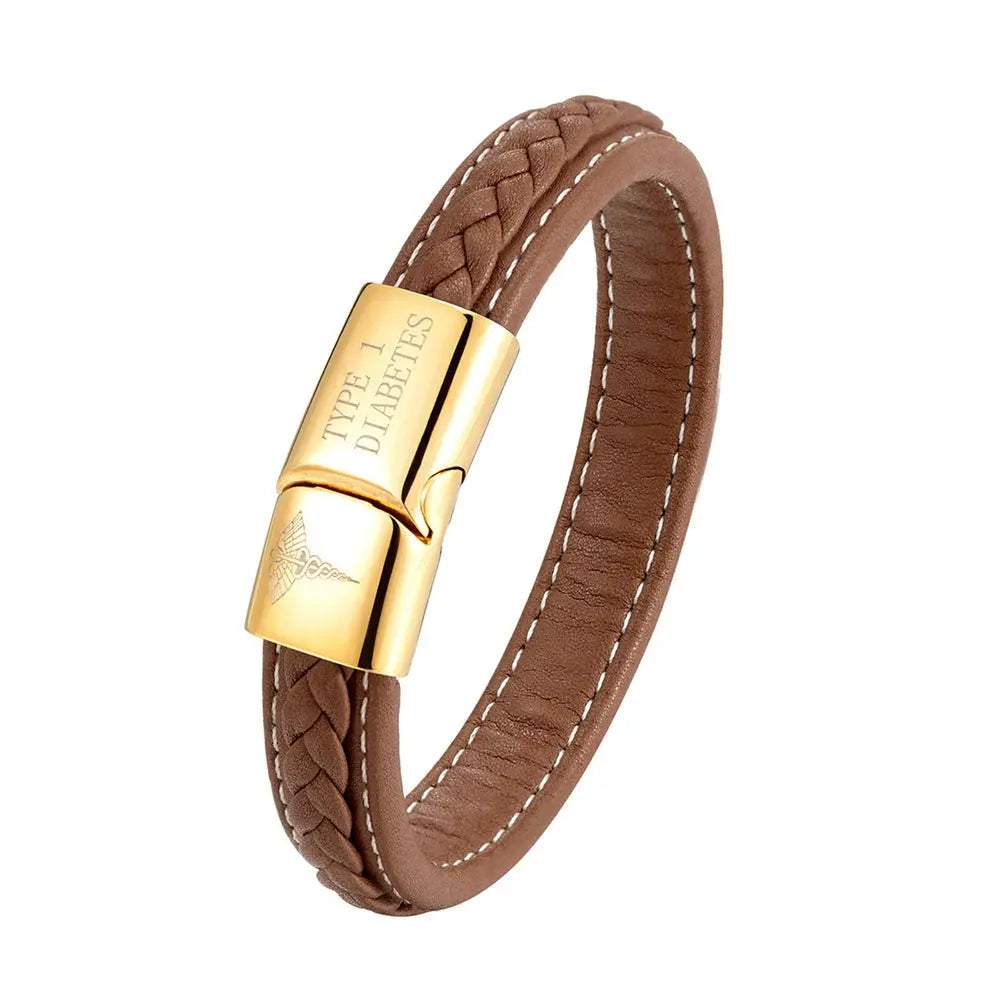 Men Women Emergency Reminder Multicolor Stainless Steel Bracelet Conceitastral