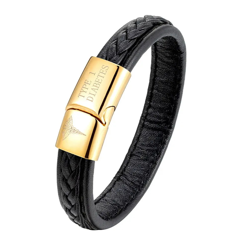 Men Women Emergency Reminder Multicolor Stainless Steel Bracelet Conceitastral