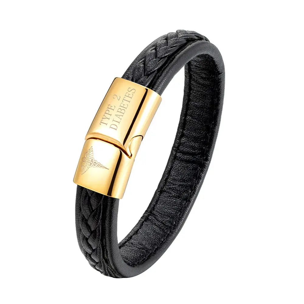 Men Women Emergency Reminder Multicolor Stainless Steel Bracelet Conceitastral