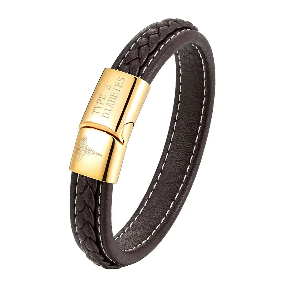 Men Women Emergency Reminder Multicolor Stainless Steel Bracelet Conceitastral