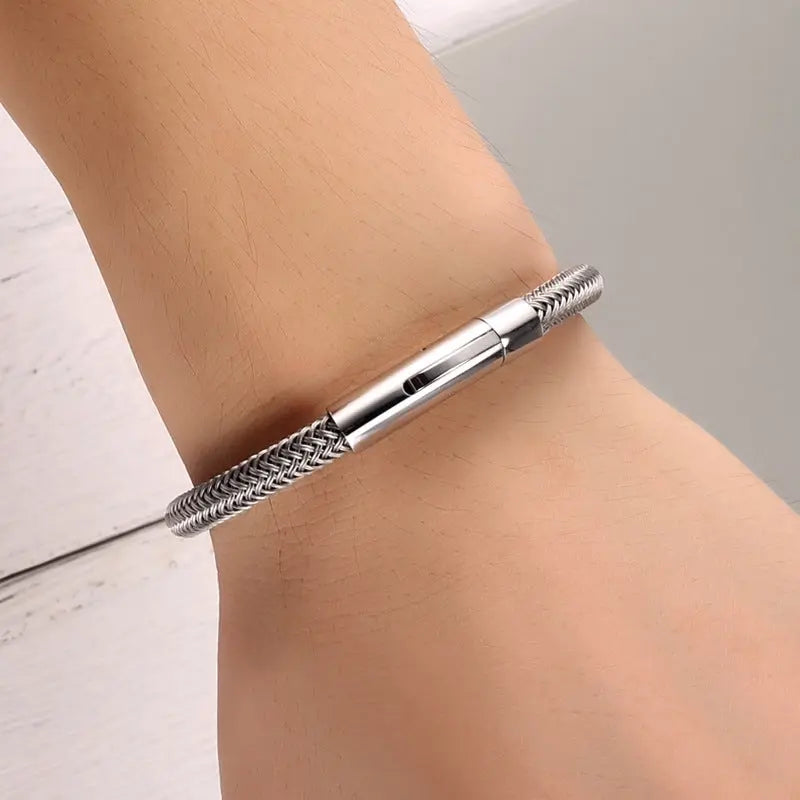 Men and women wire braided bracelet Conceitastral