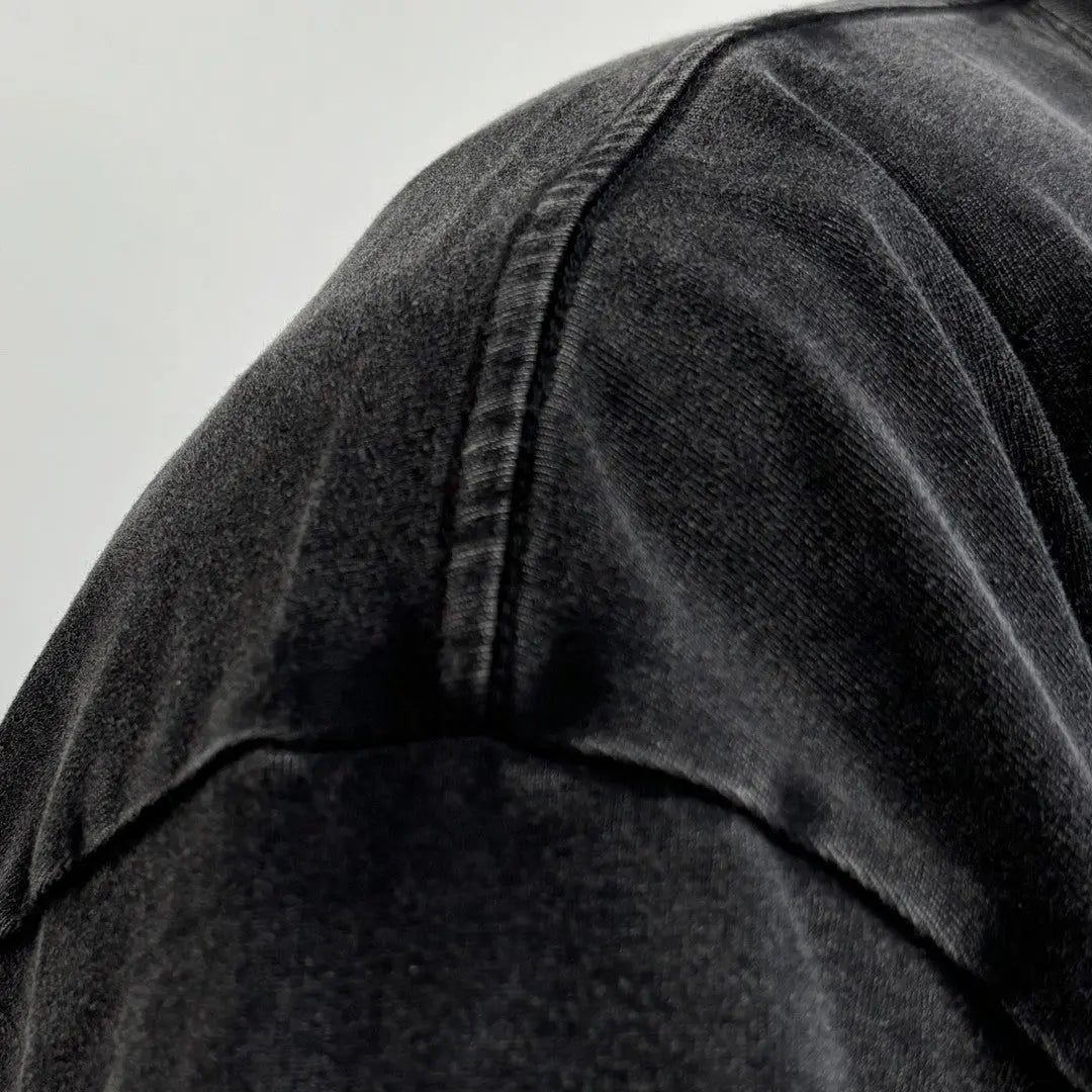 Men's American-style Retro Washed Distressed T-shirt Conceitastral