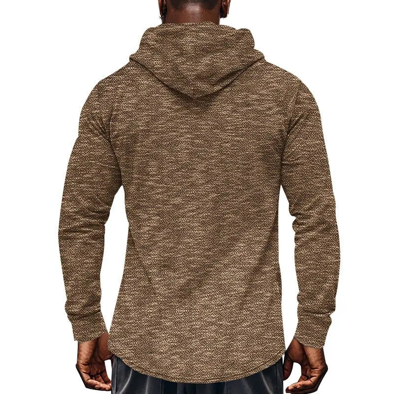 Men's Plus Size Loose Long-sleeved Hooded Sweater Conceitastral
